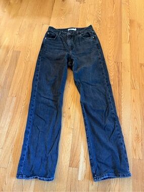 Black Garage Denim Jeans - 90’s Straight
